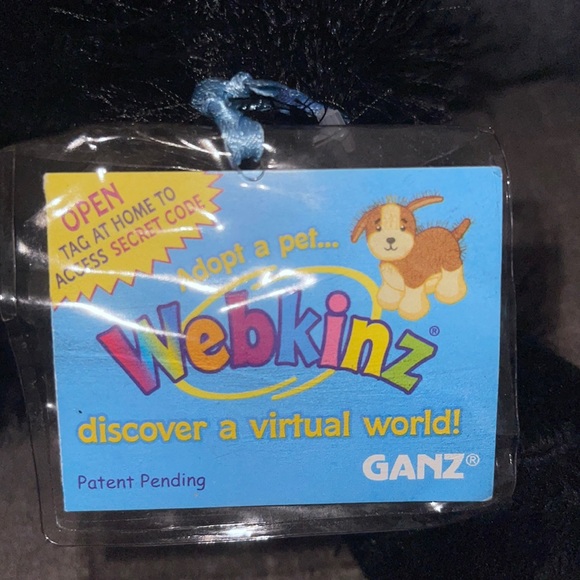 WEBKINZ Ganz BLACK BEAR HM004 w/hang & but Tag No Code plush stuffed animal - Picture 13 of 15